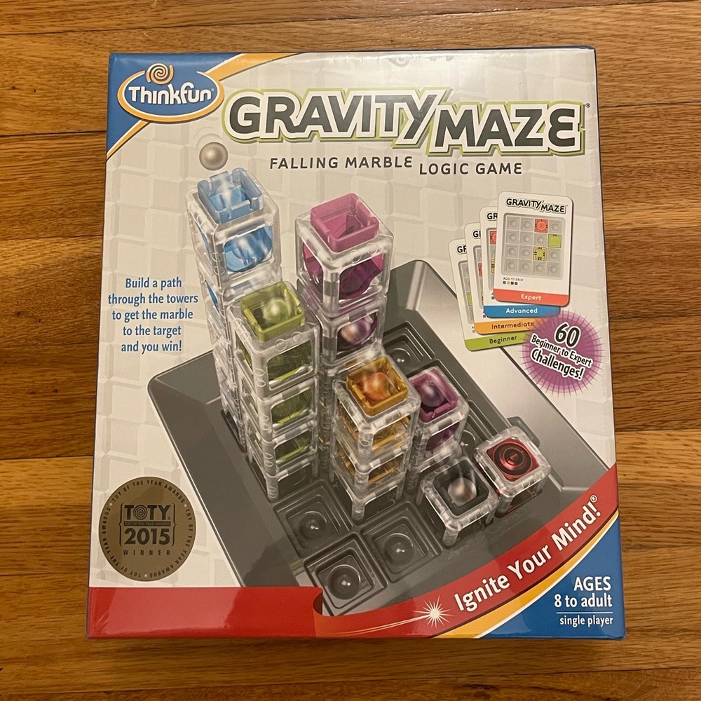 Brand New Gravity Maze falling marble logic game